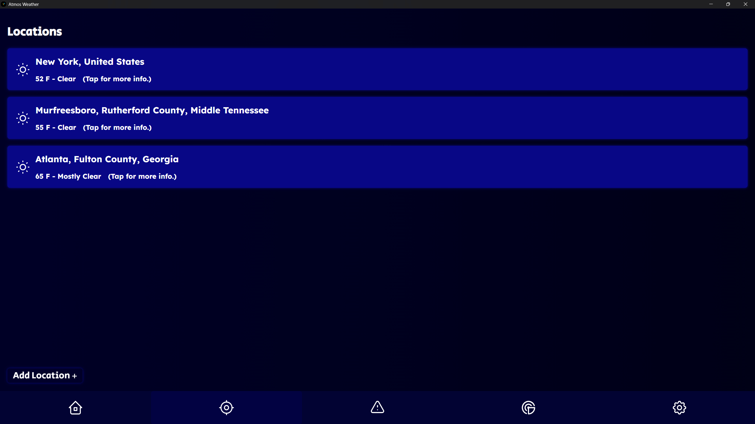 Atmos Weather Screenshot 3