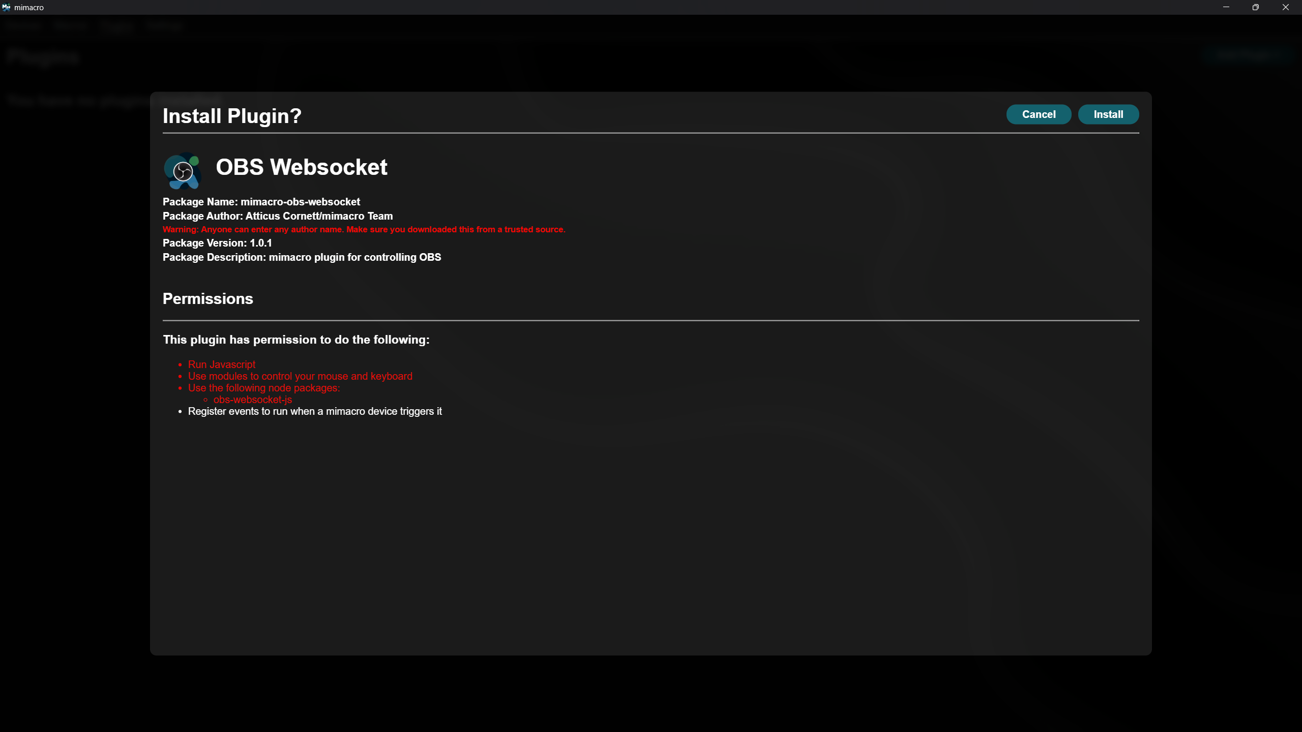 mimacro Screenshot 1